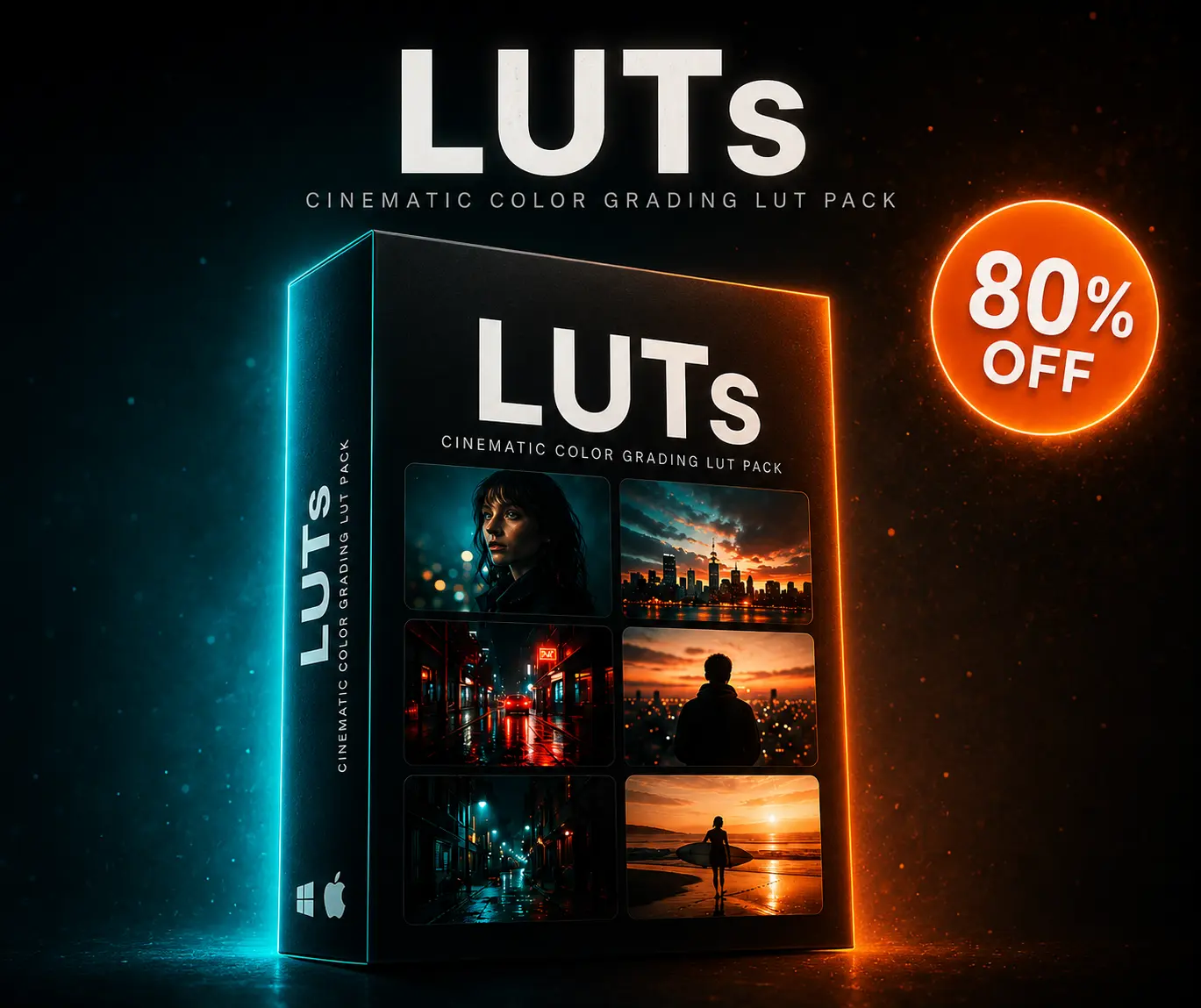 1000+ Cinematic LUTs launch offer ₹99