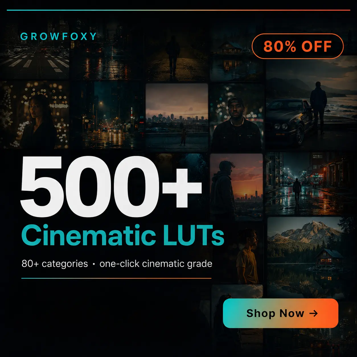 500+ Cinematic LUTs launch offer ₹49